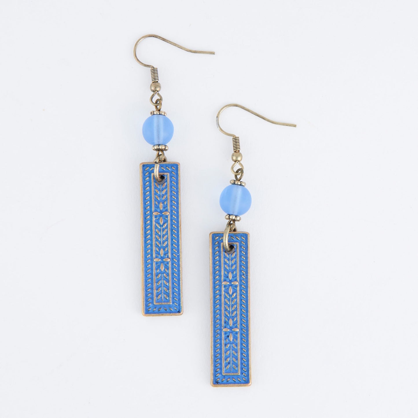Wild Spirit Textured Bar Earrings
