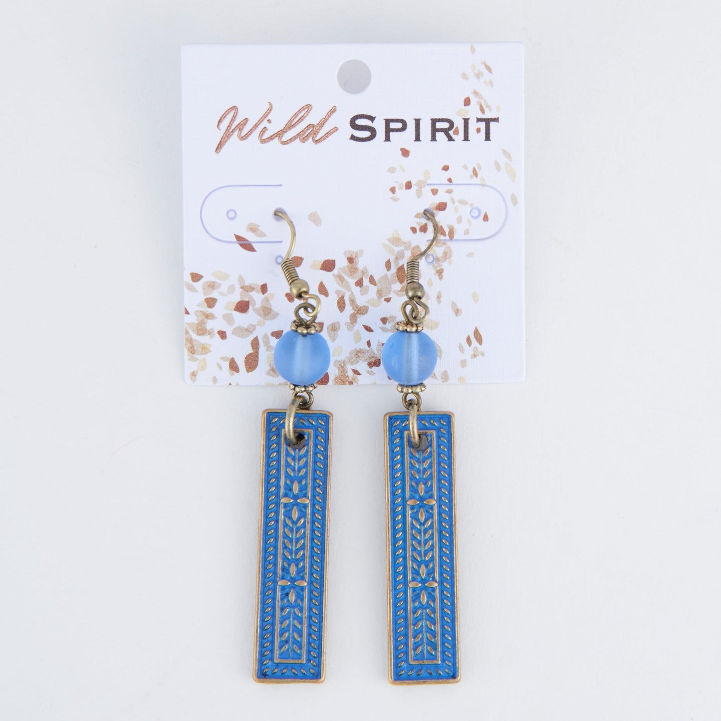 Wild Spirit Textured Bar Earrings