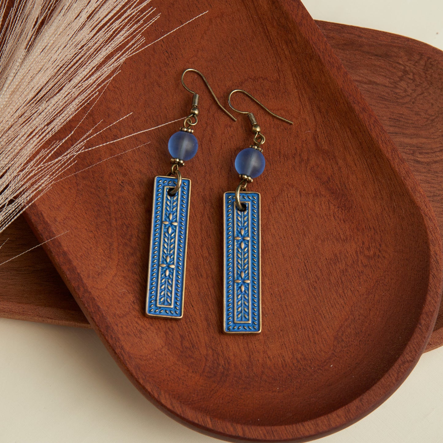 Wild Spirit Textured Bar Earrings