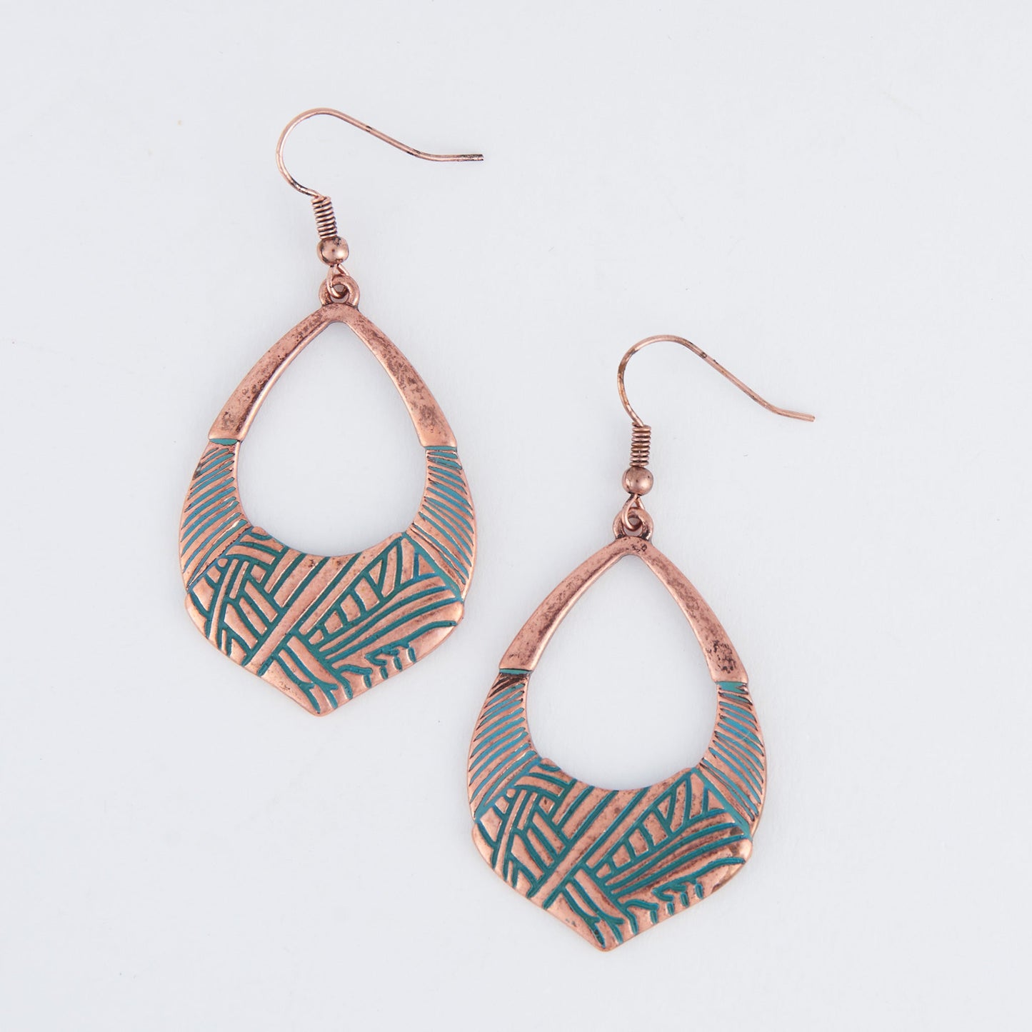 Wild Spirit Textured Teardrop Earrings