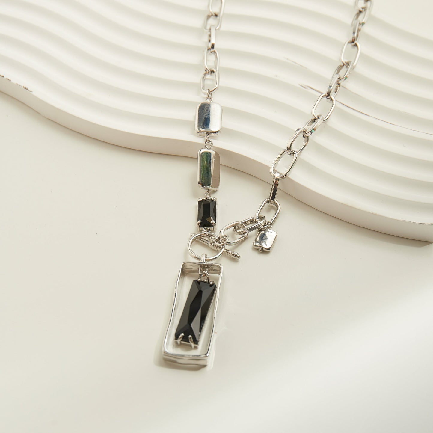Juliette Toggle Collar Pendant Necklace