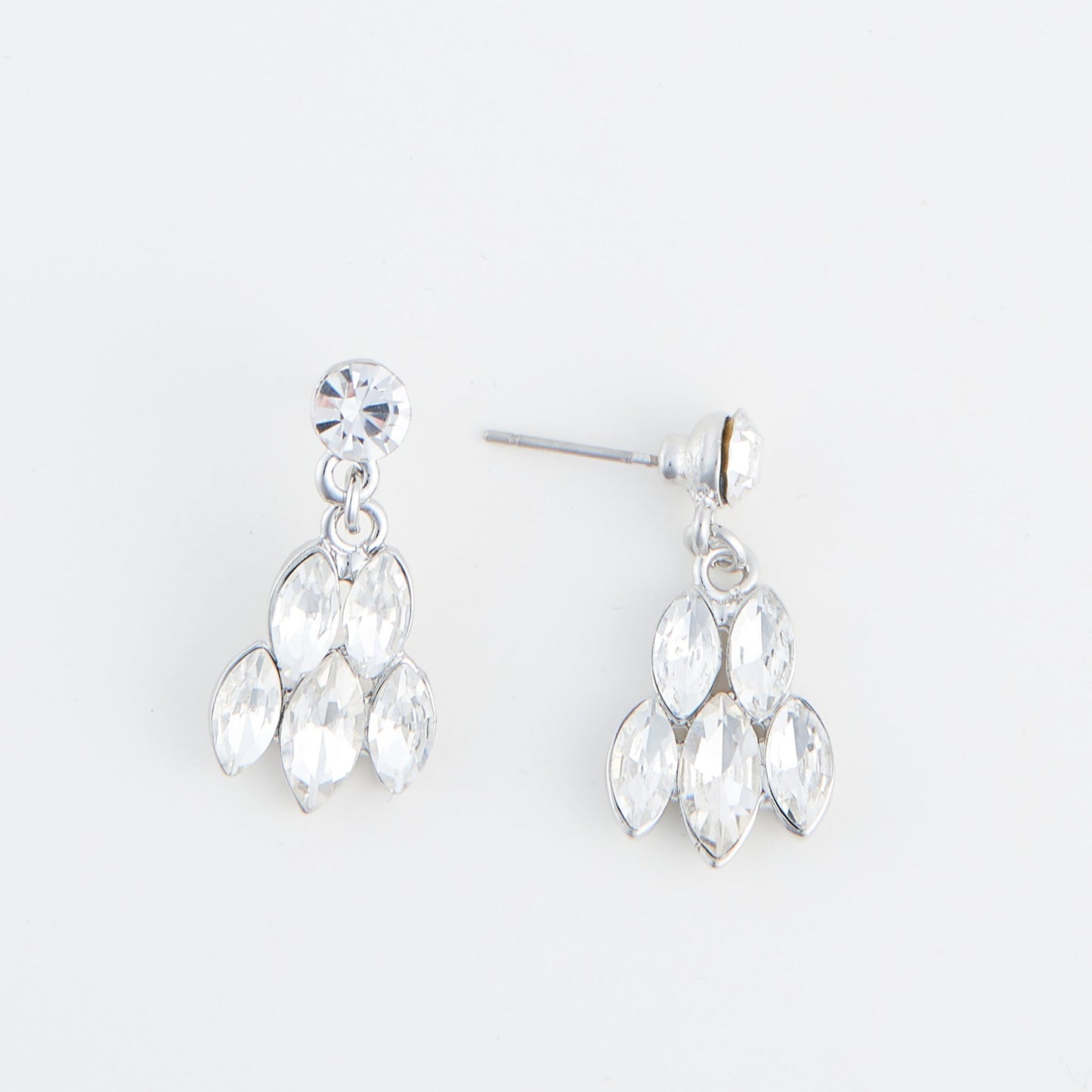 Aurea Pave Drop Crystal Earring & Necklace Set
