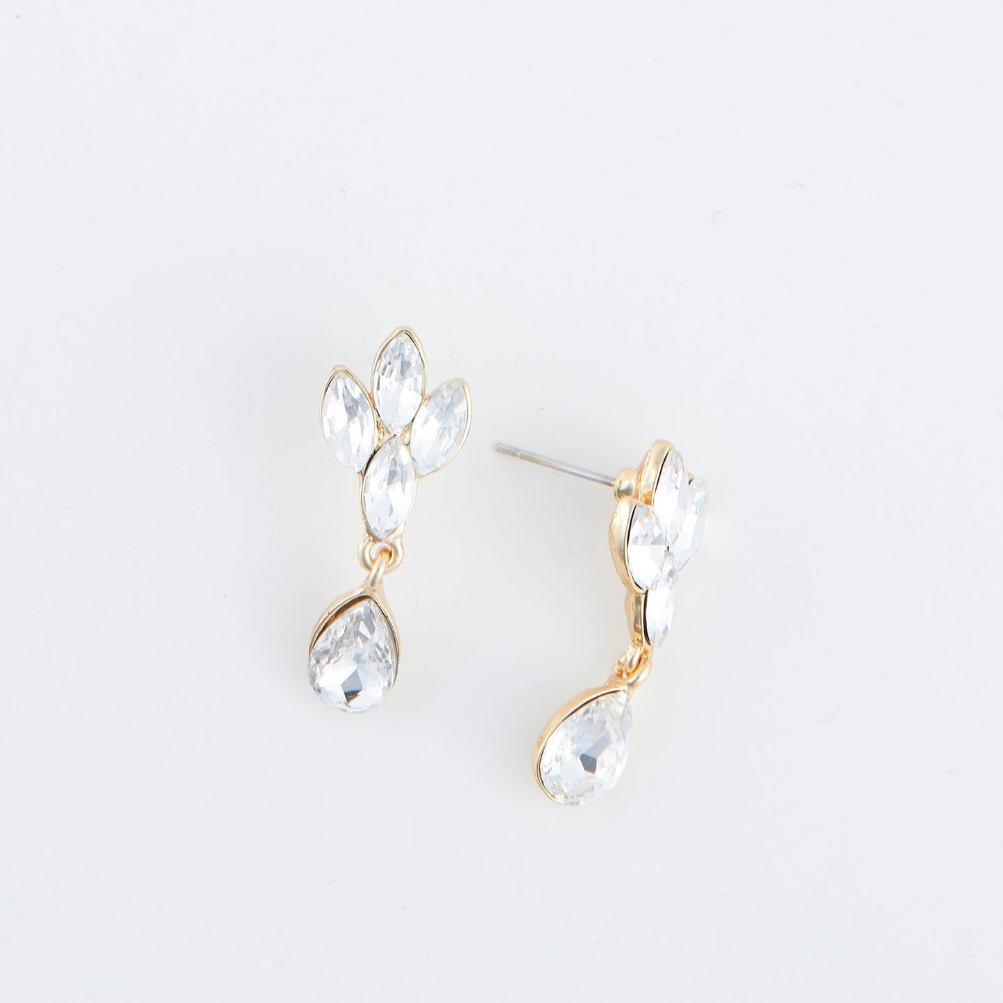 Aurea Teardrop Crystal Earring & Necklace Set