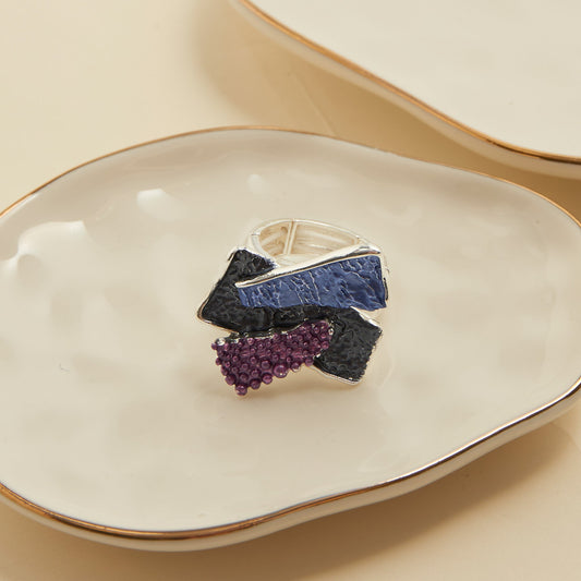 Penelope Enamel Statement Ring