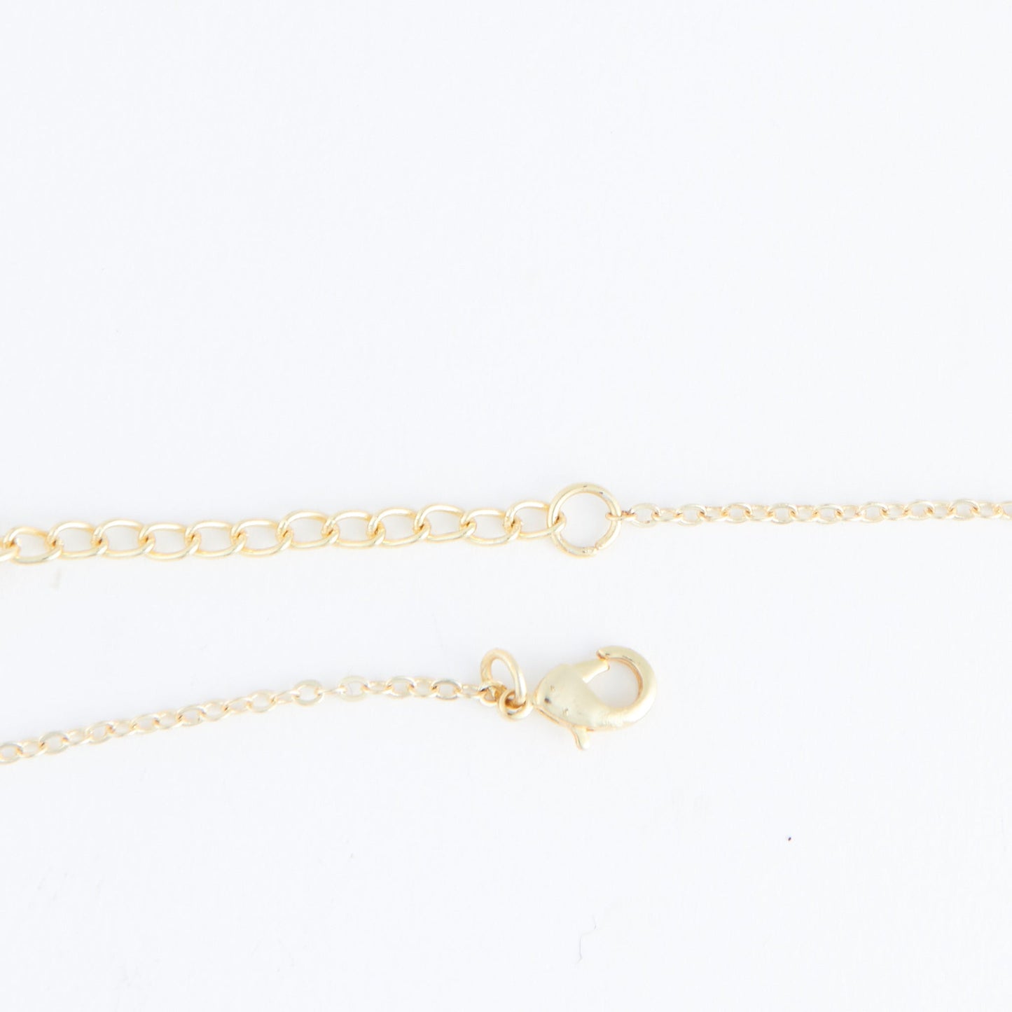 Laylinn Druzy Cross Charm Pendant Necklace