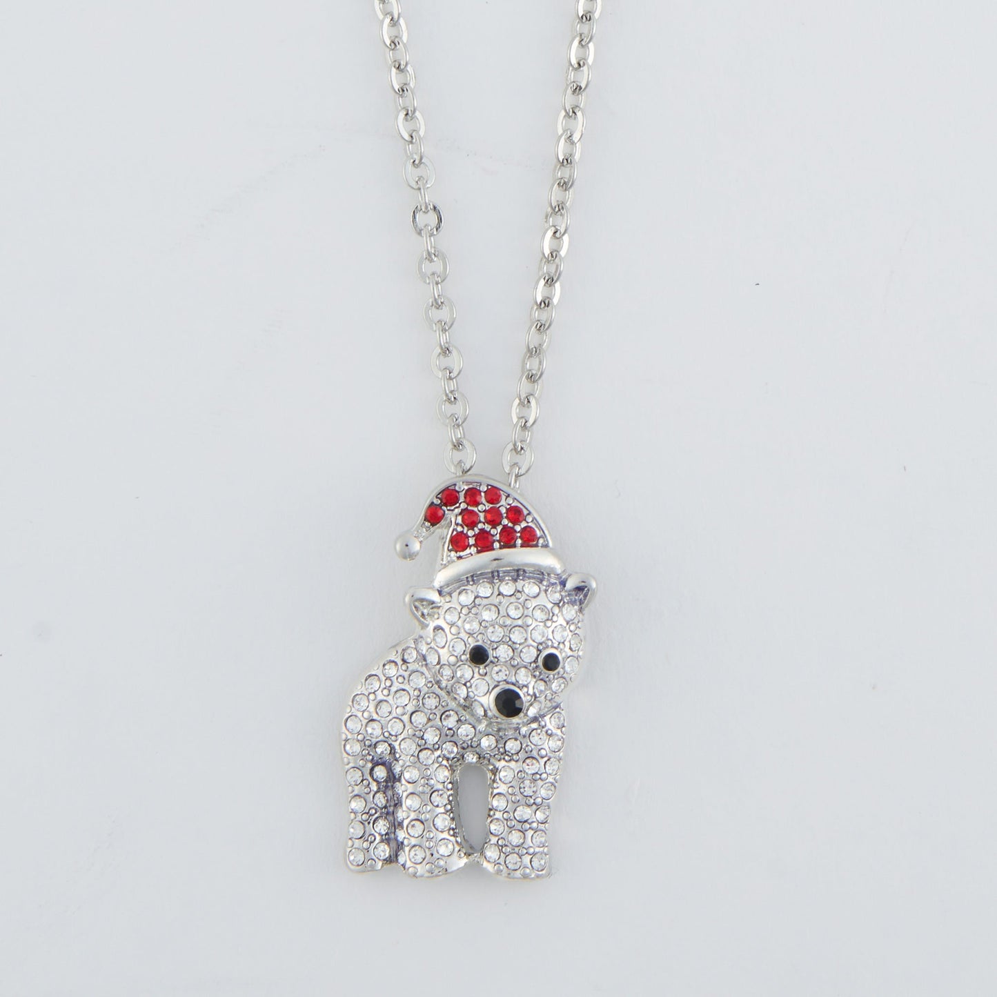 Holiday Polar Bear Pendant Necklace