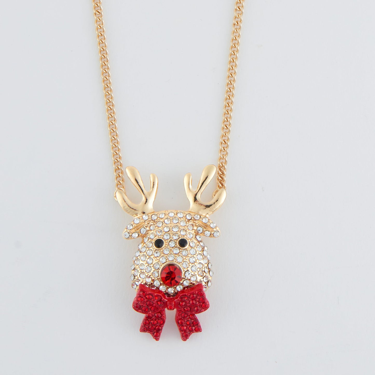 Holiday Reindeer Pendant Necklace