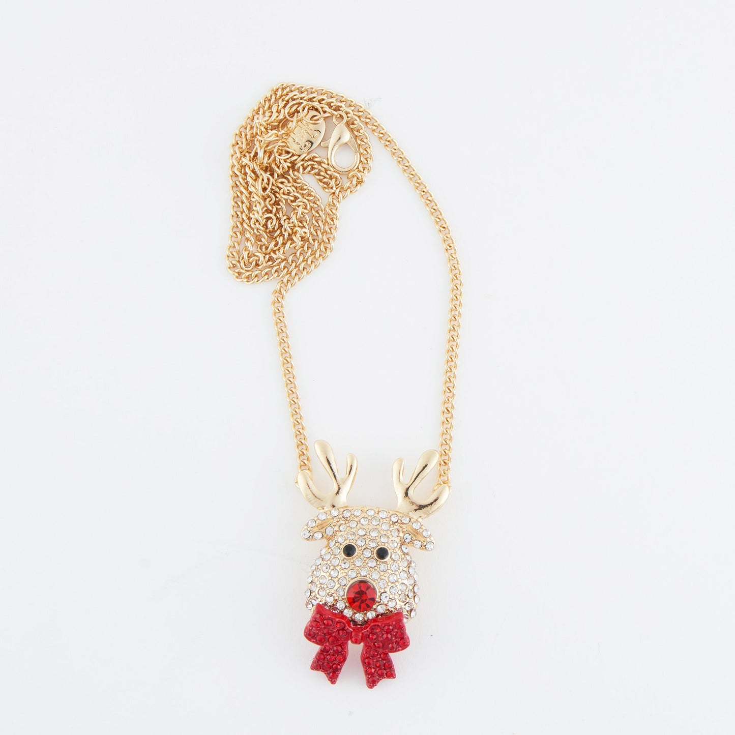 Holiday Reindeer Pendant Necklace
