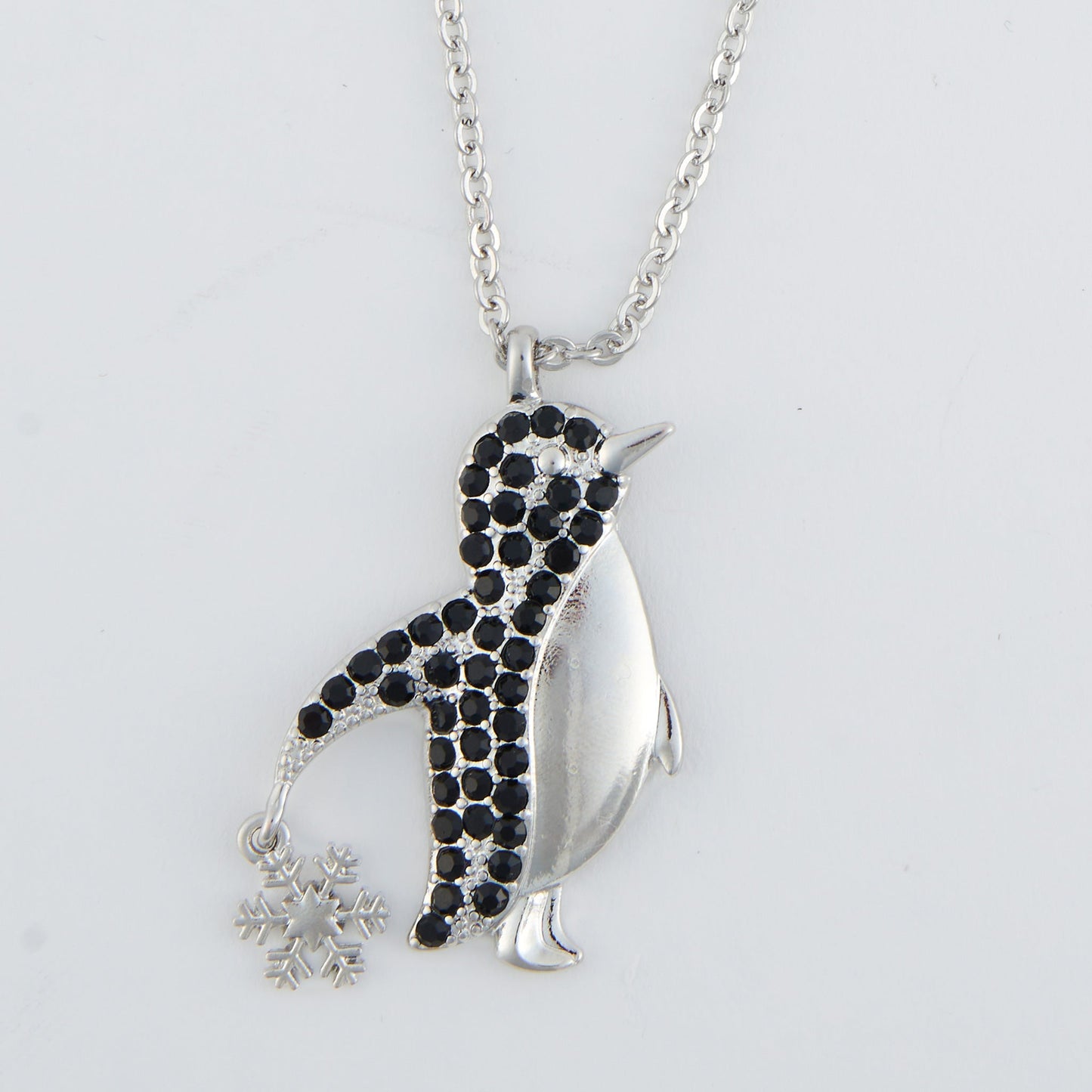 Holiday Penguin Pendant Necklace