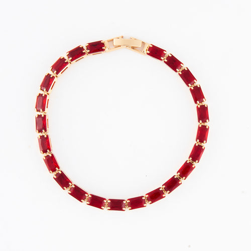Stella Baguette Gemstone Bracelet