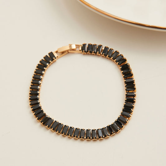 Stella Baguette Gemstone Bracelet