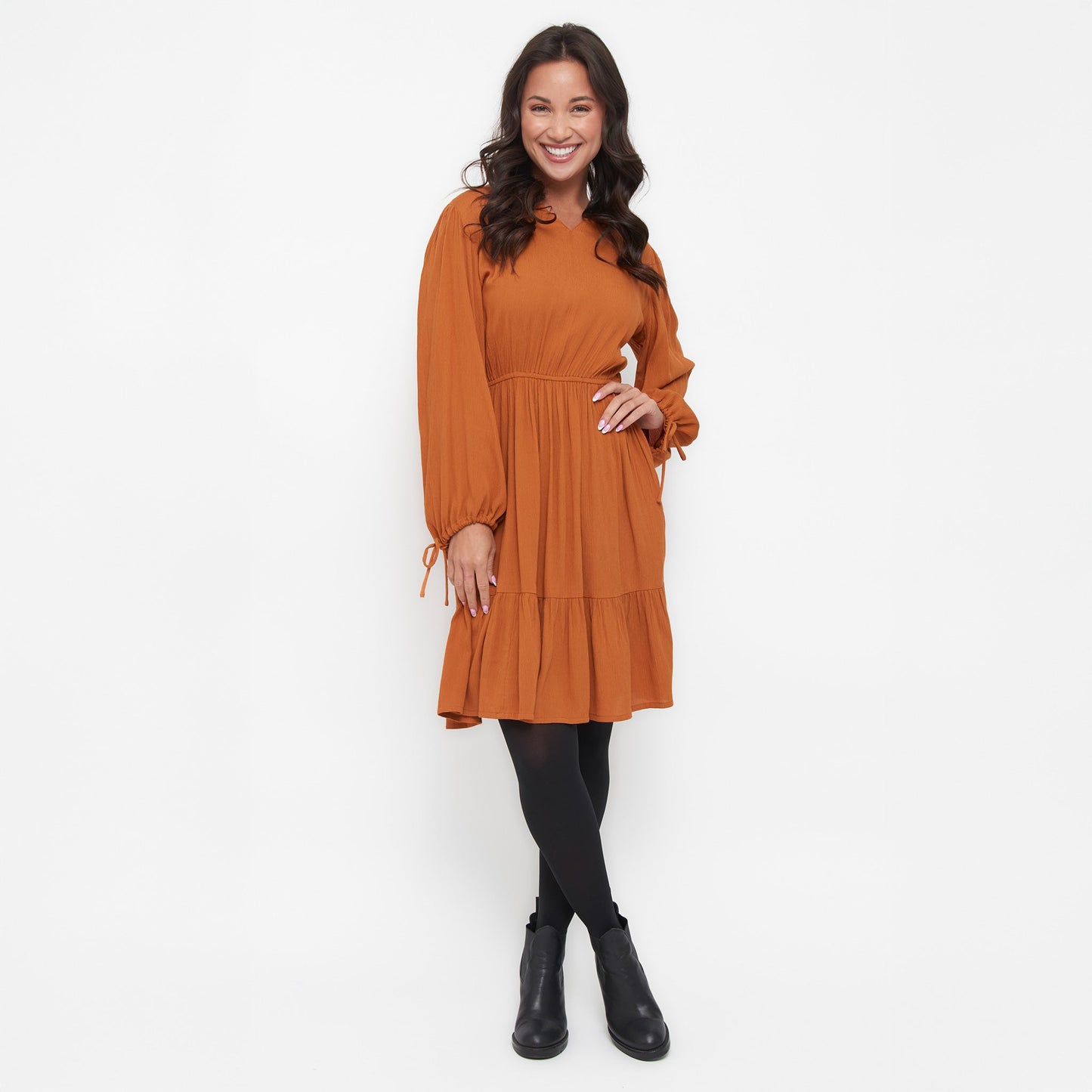 Clove Tiered Dress
