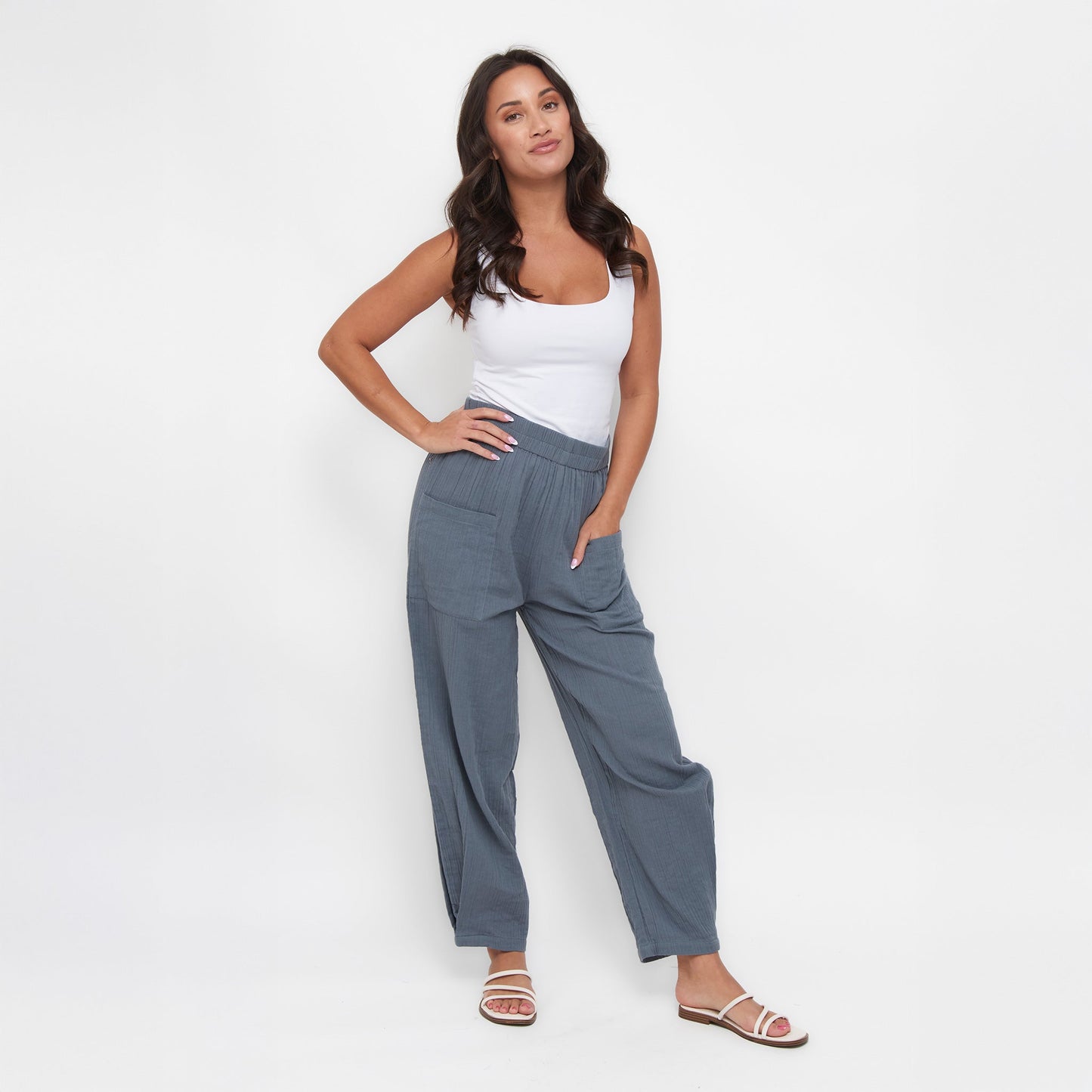 Jasmine Gauze Tapered Pants