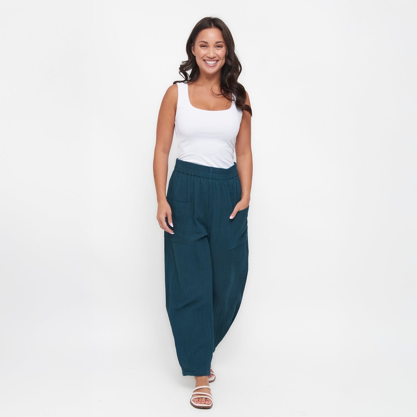 Jasmine Gauze Tapered Pants