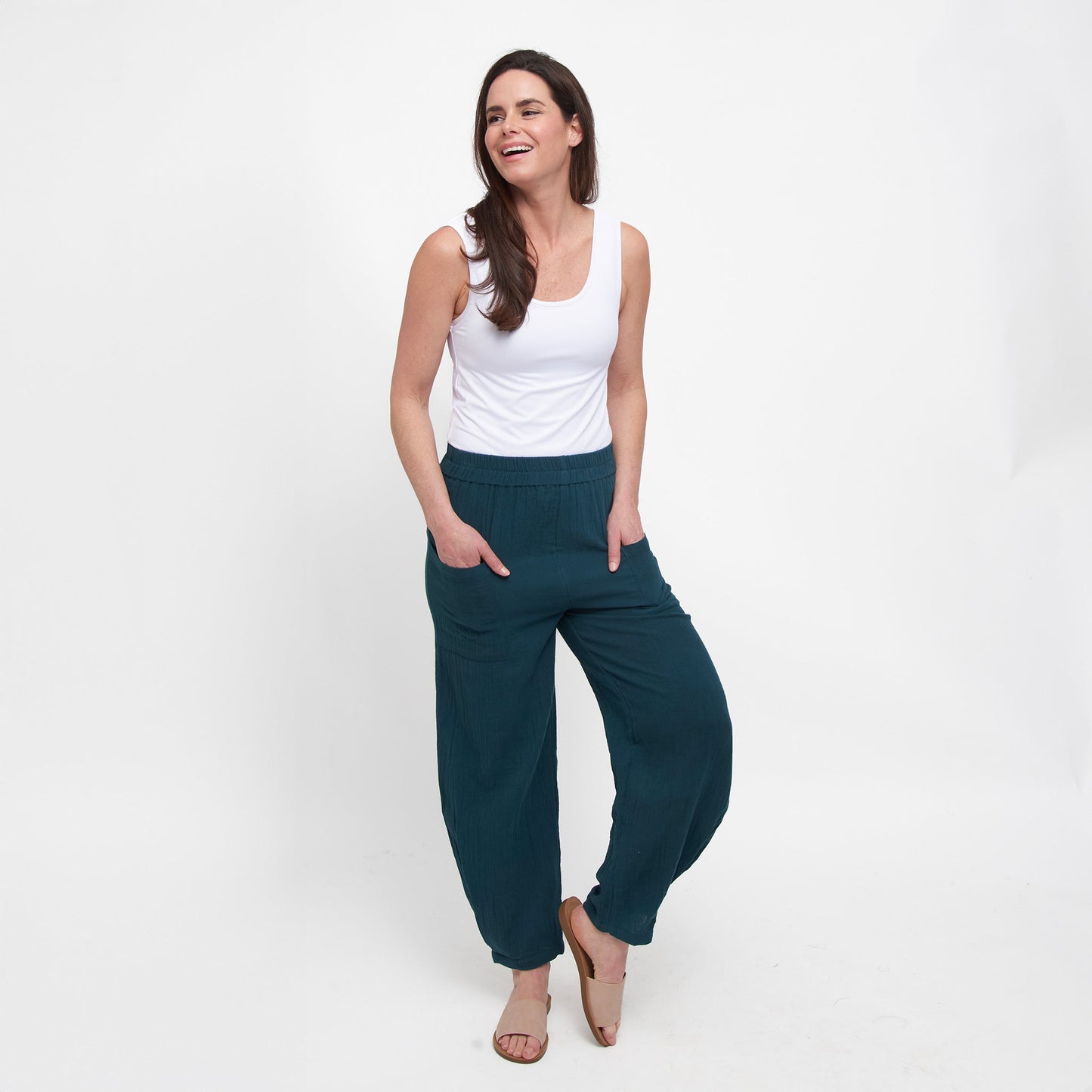 Jasmine Gauze Tapered Pants