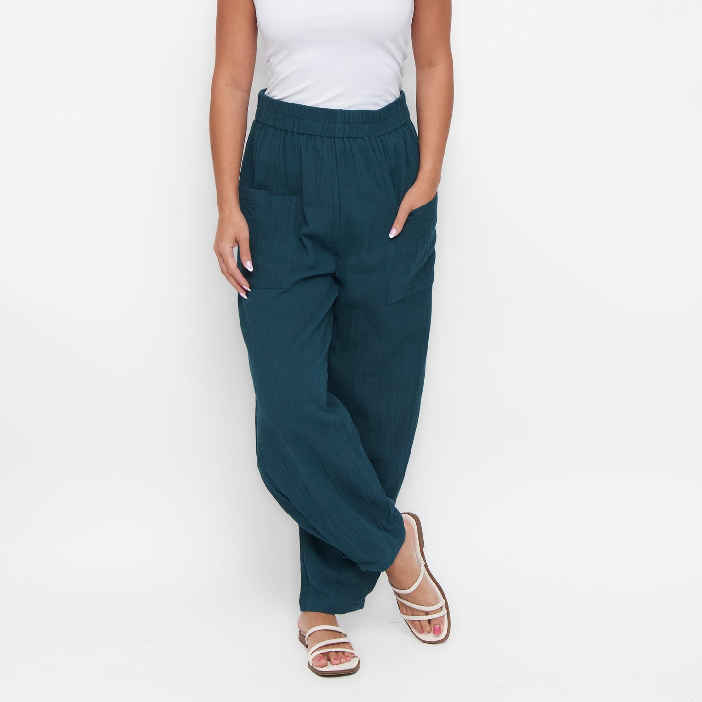 Jasmine Gauze Tapered Pants