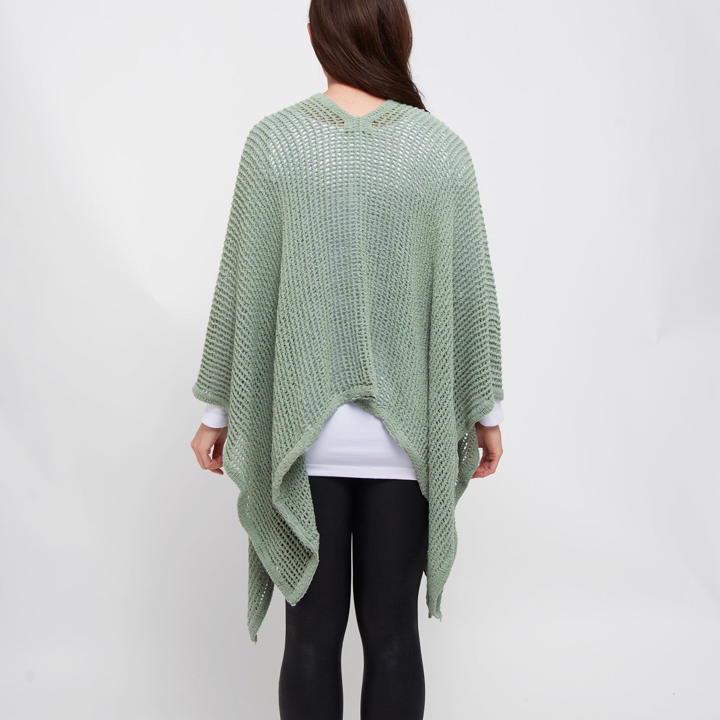 Presley Open Sweater Knit Poncho