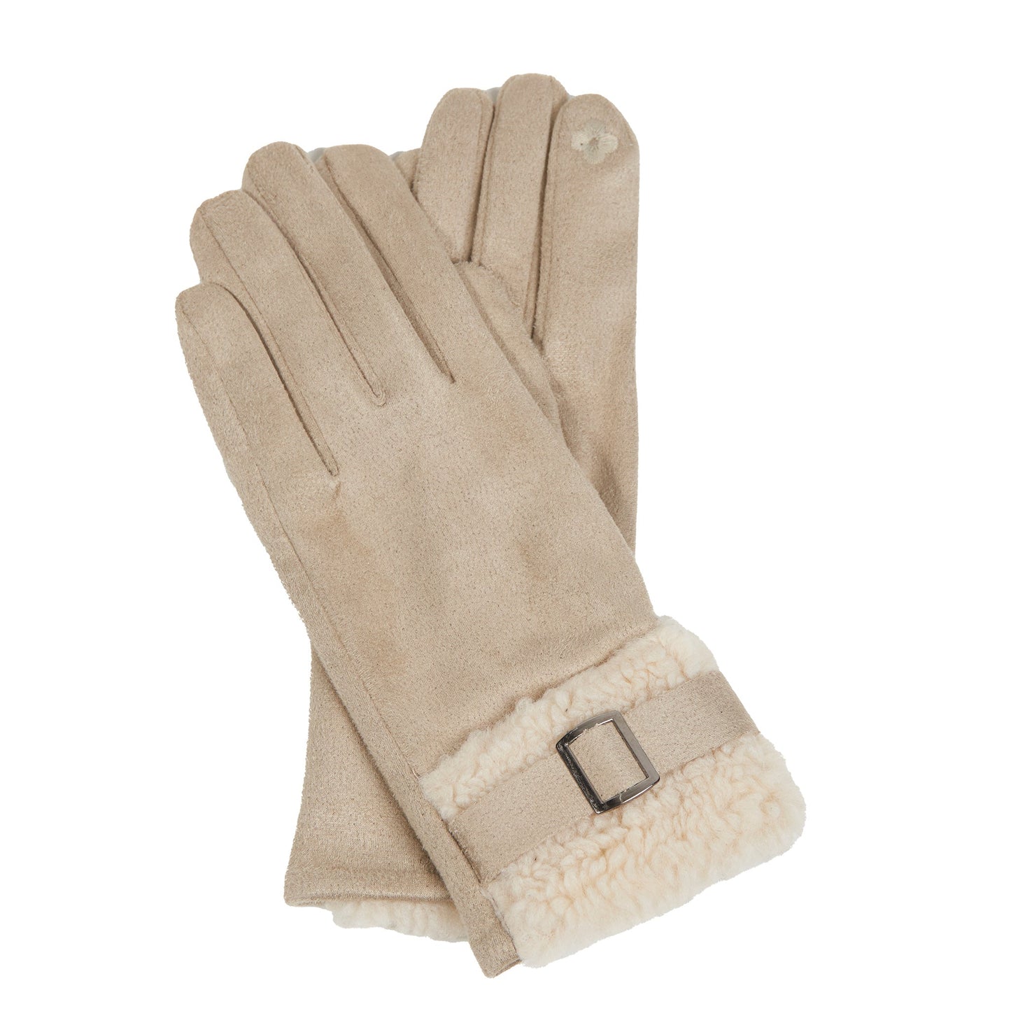 Morgan Teddy Bear Cuff Gloves