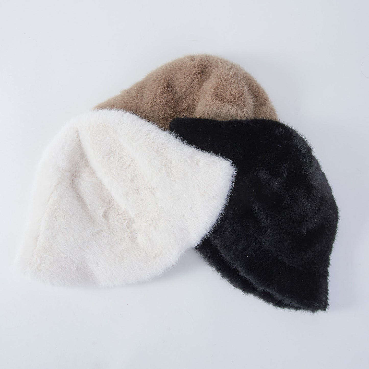 6 Piece Spencer Faux Fur Bucket Hat Assortment