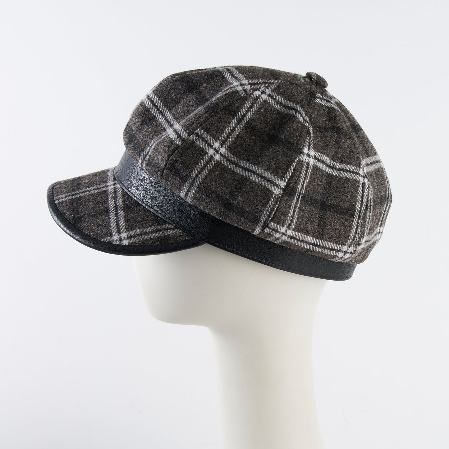 Aura Plaid Newsboy Cap