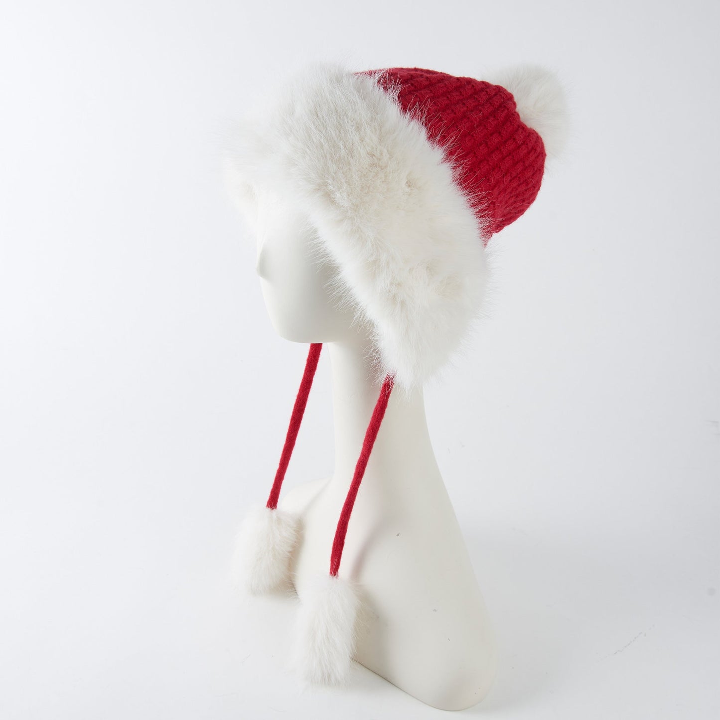 Natalie Faux Fur Tassel Winter Hat