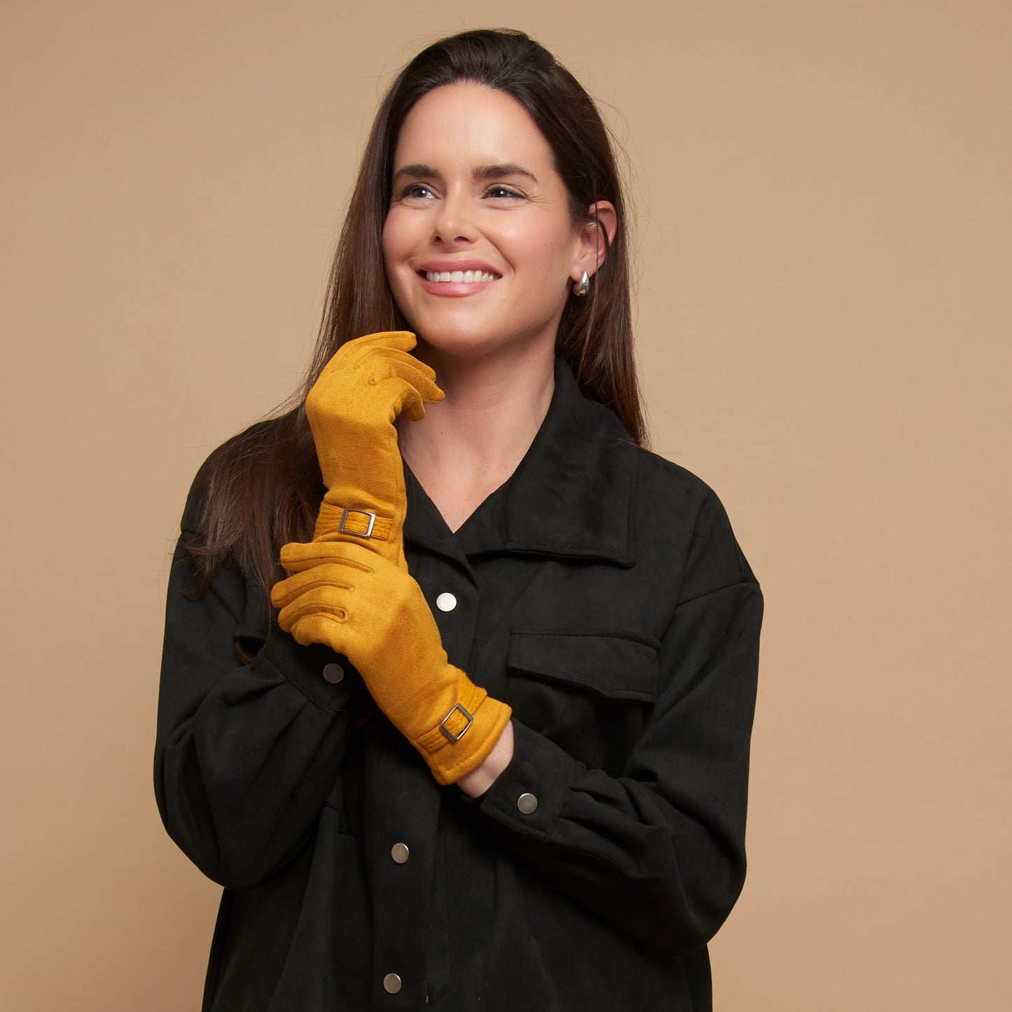 Anna Belted Cuff Gloves