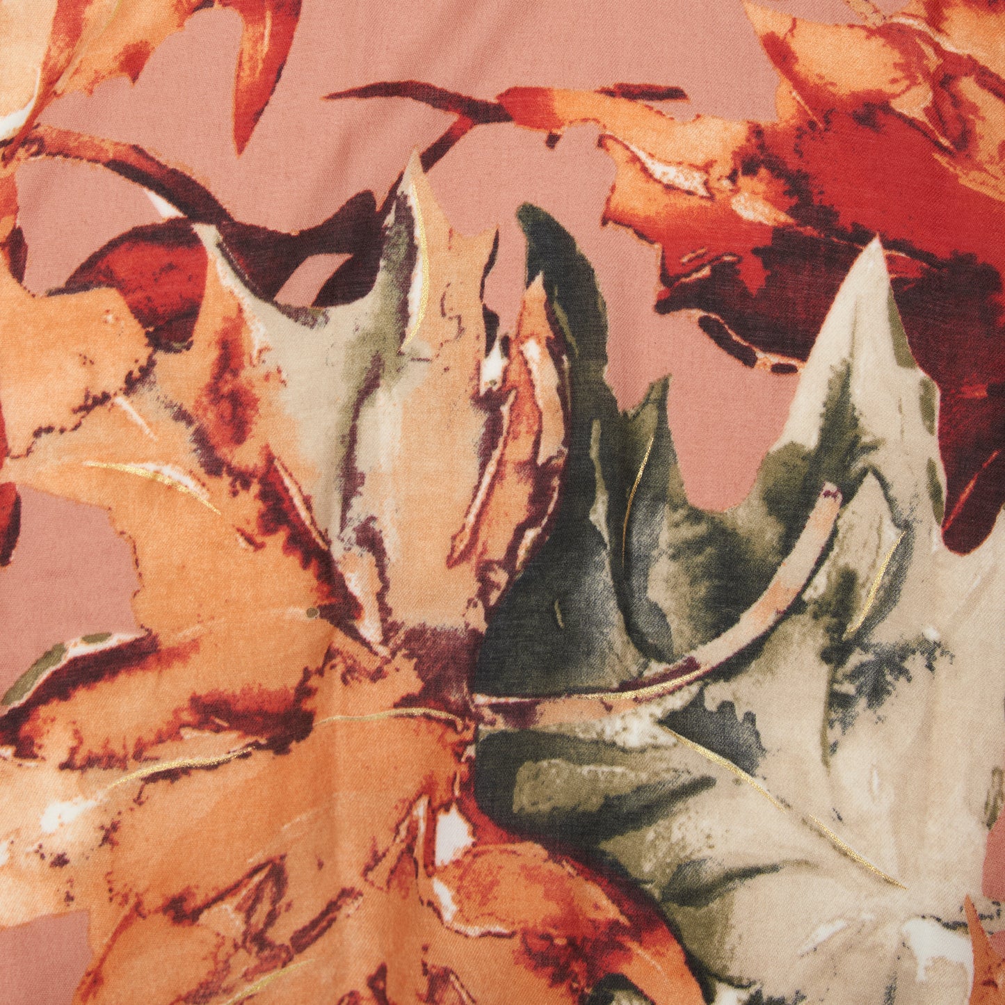 Alana Abstract Illustrated Floral Lightweight Scarf