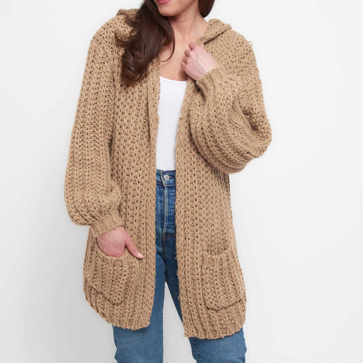 Kyler Chunky Hooded Cardigan