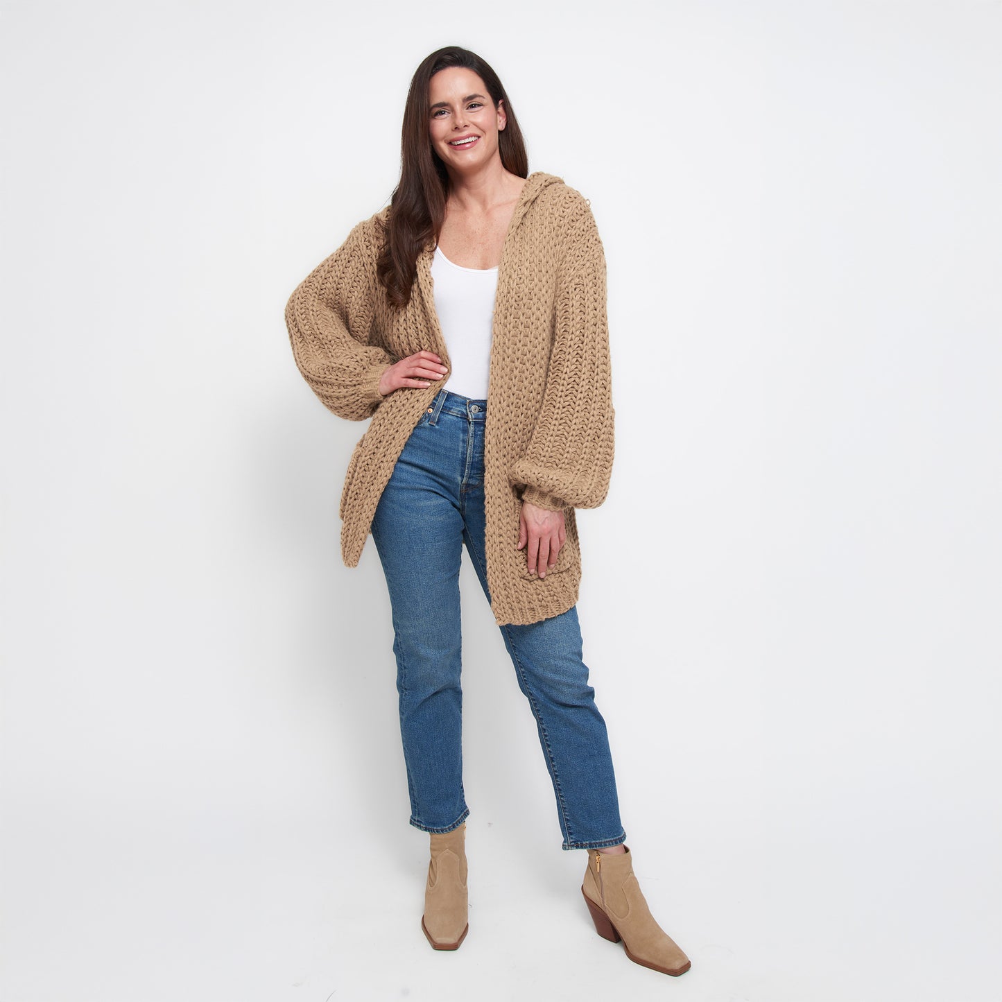 Kyler Chunky Hooded Cardigan