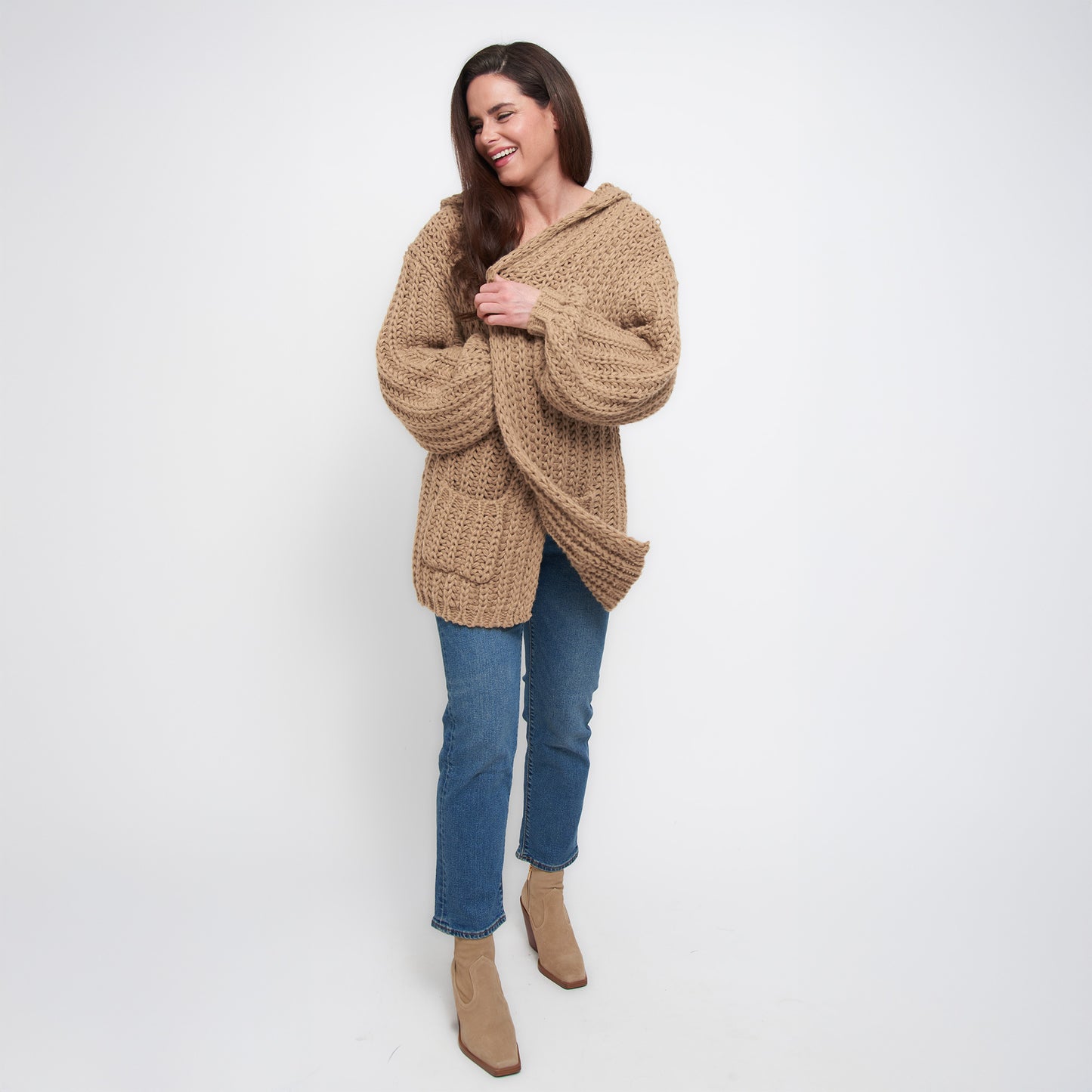 Kyler Chunky Hooded Cardigan