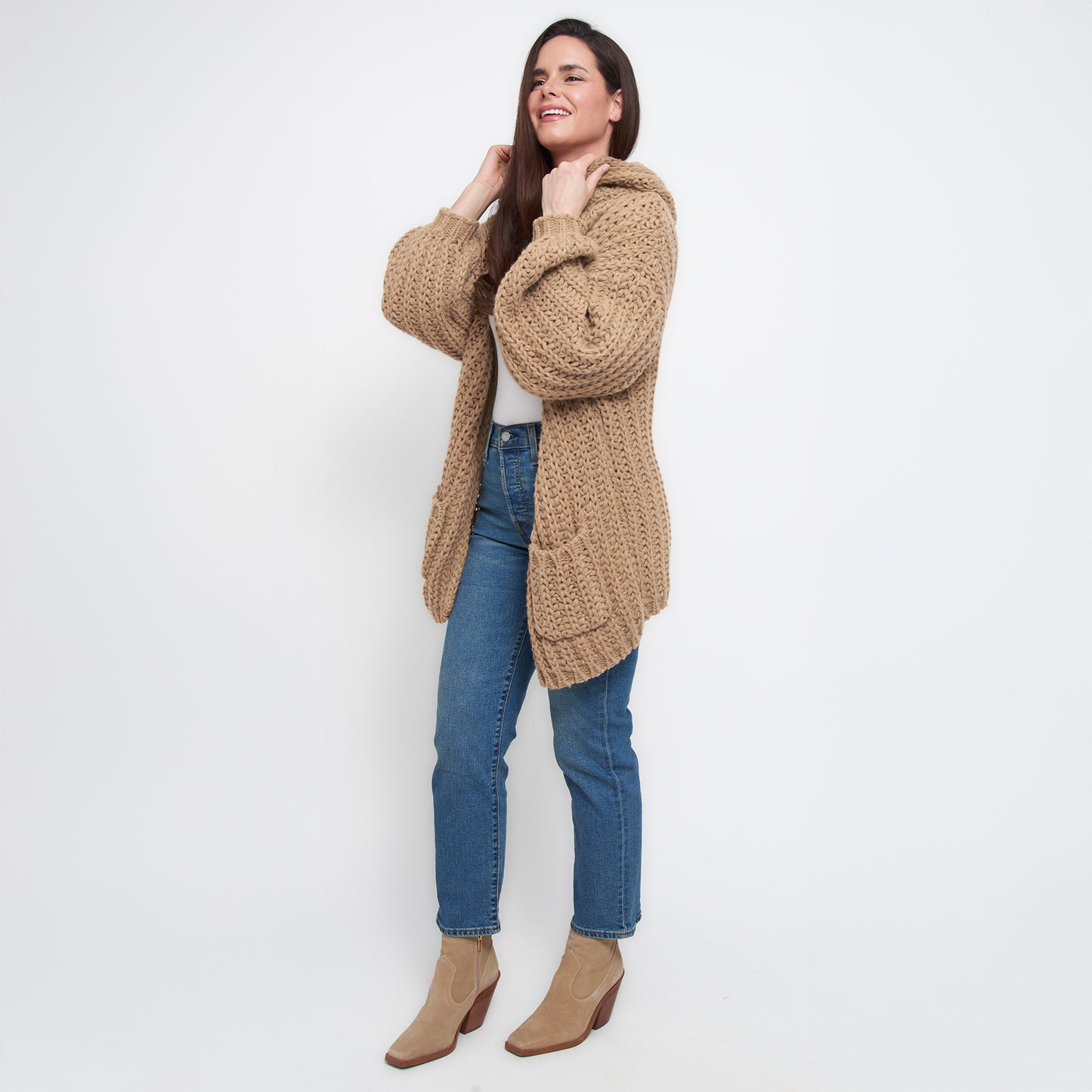 Kyler Chunky Hooded Cardigan