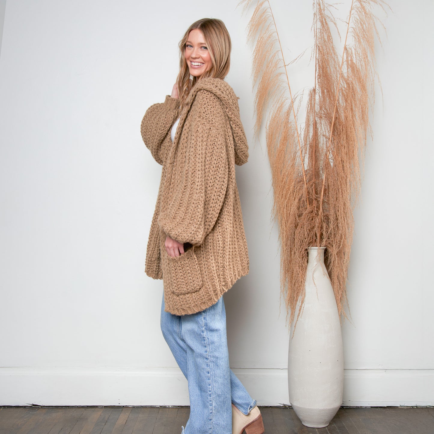 Kyler Chunky Hooded Cardigan