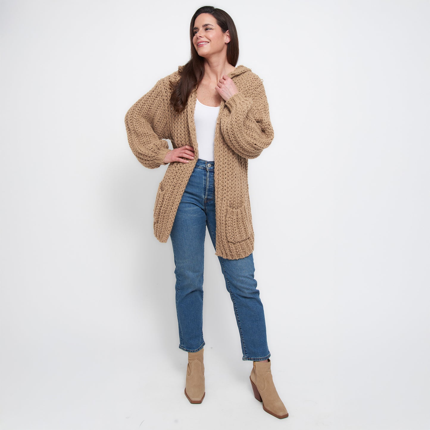 Kyler Chunky Hooded Cardigan