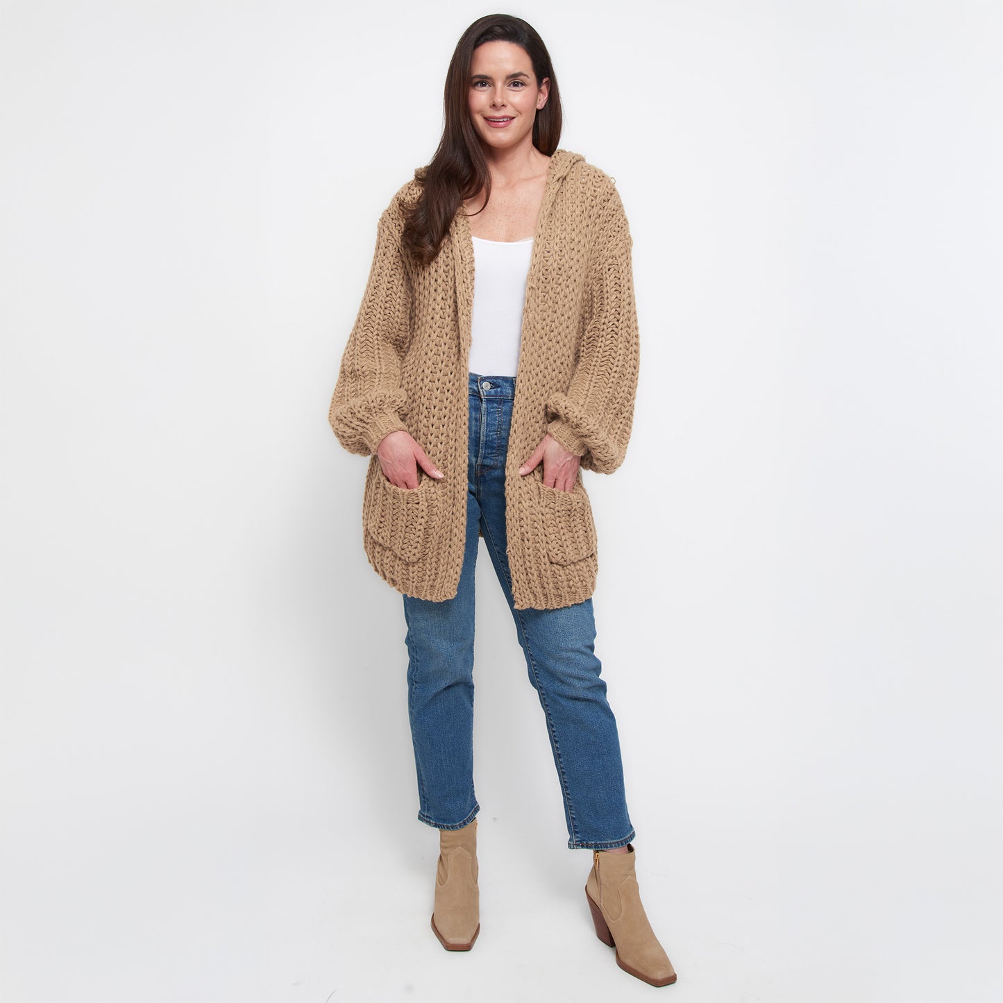 Kyler Chunky Hooded Cardigan