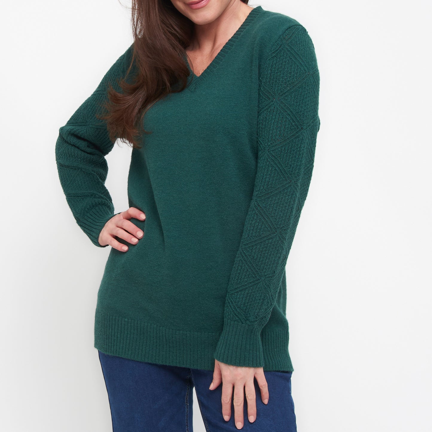 Emery Crochet Sleeve Sweater