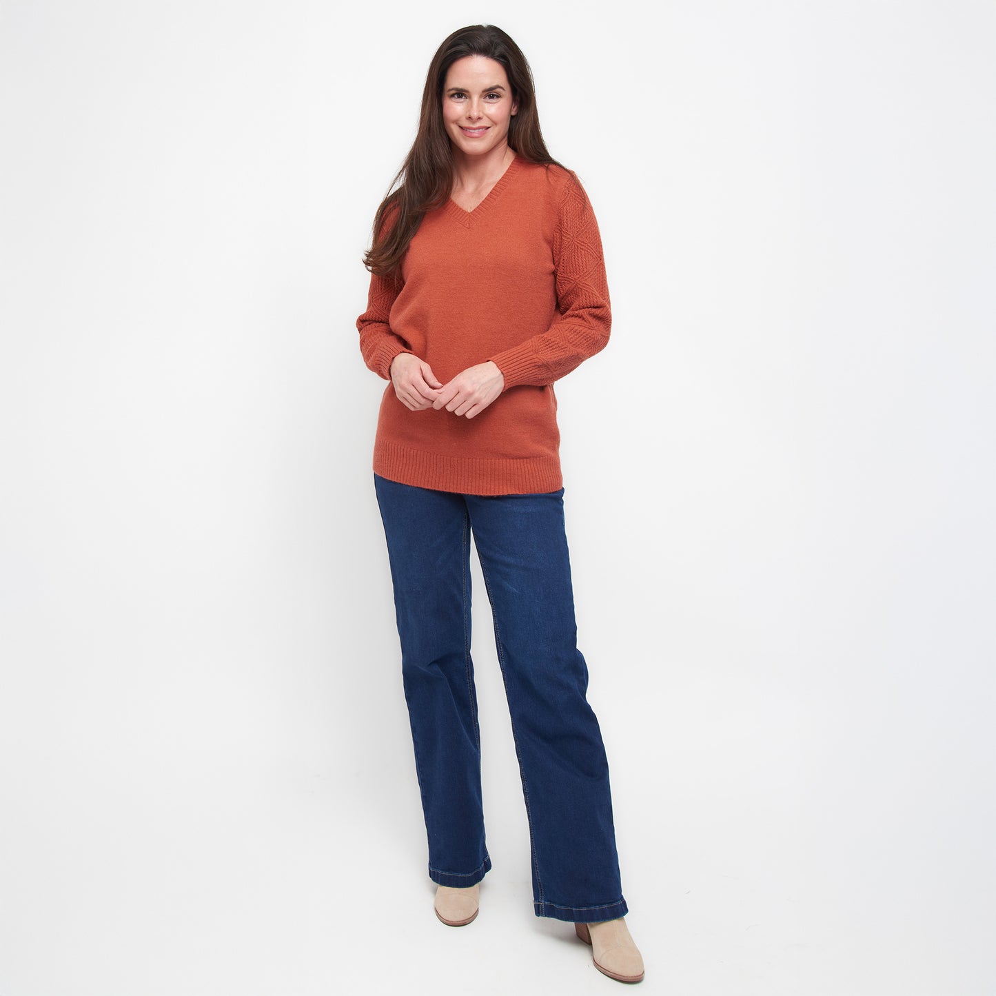 Emery Crochet Sleeve Sweater