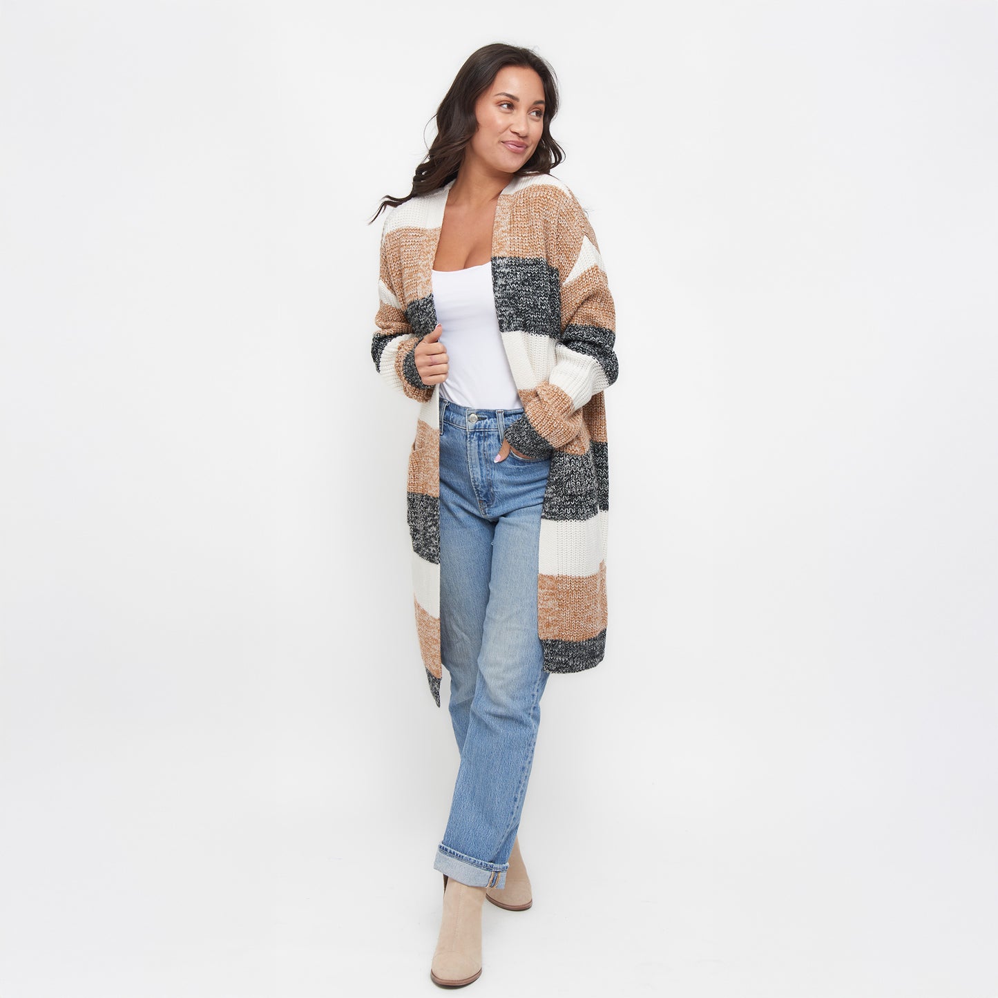 Greyson Color Block Cardigan