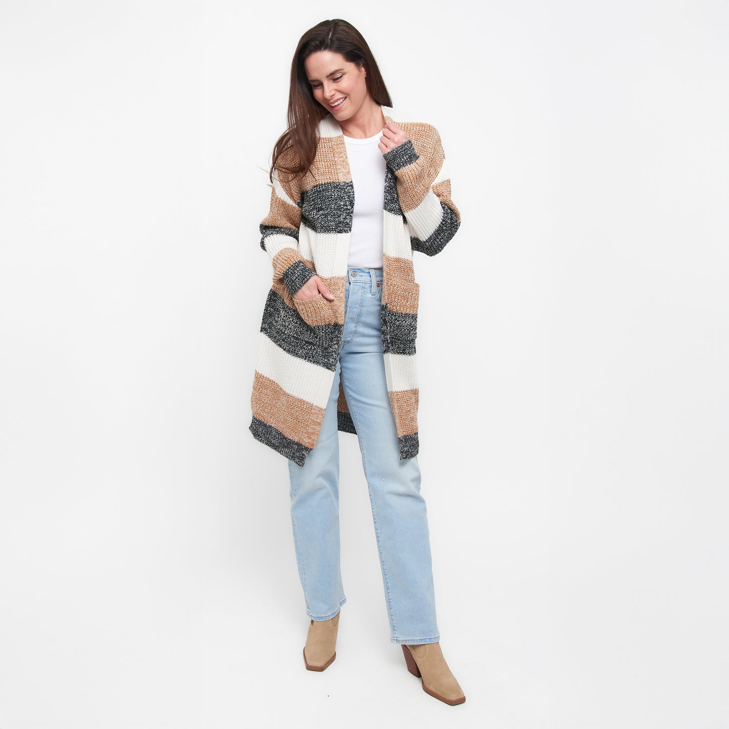 Greyson Color Block Cardigan