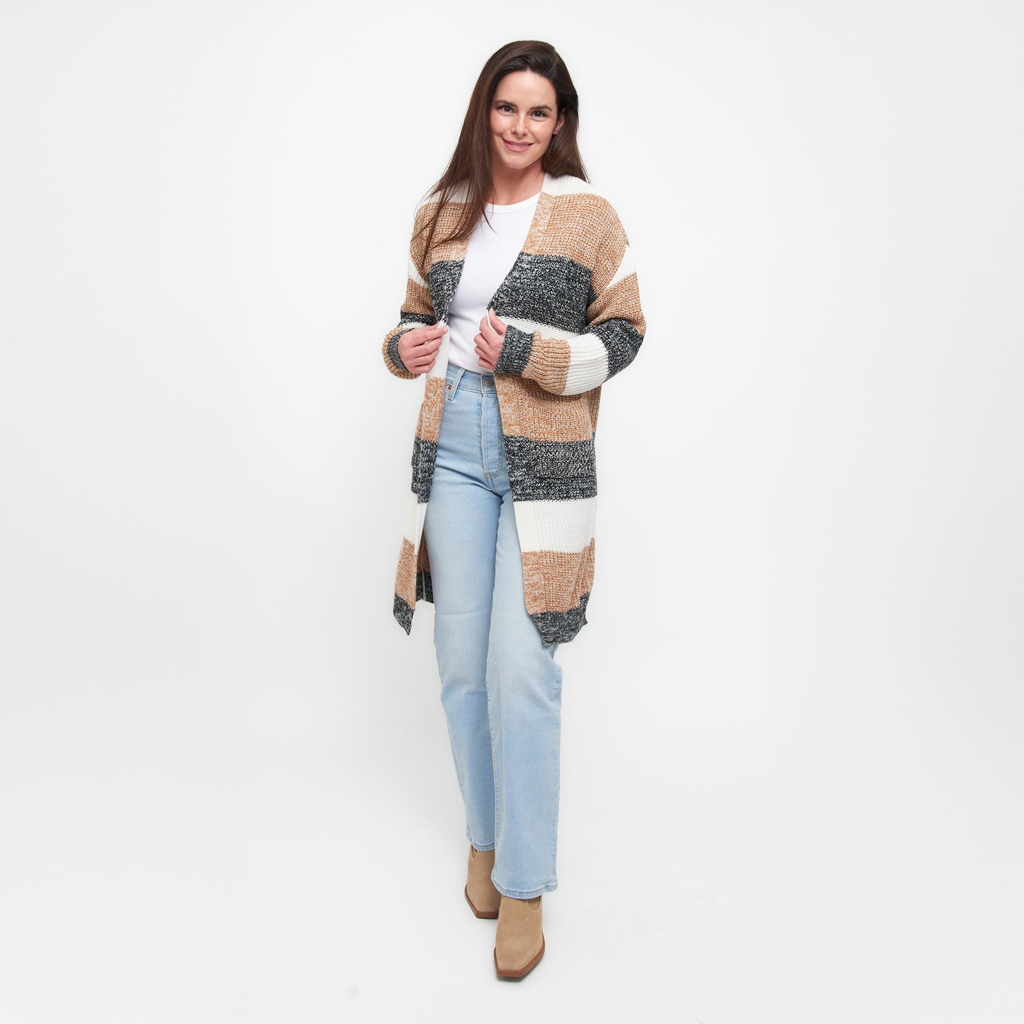 Greyson Color Block Cardigan
