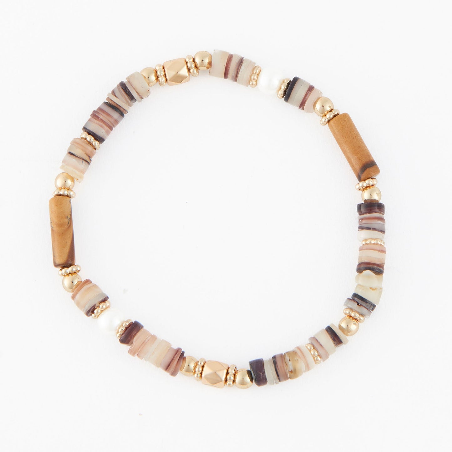 Carys Genuine Stone Stretch Bracelet