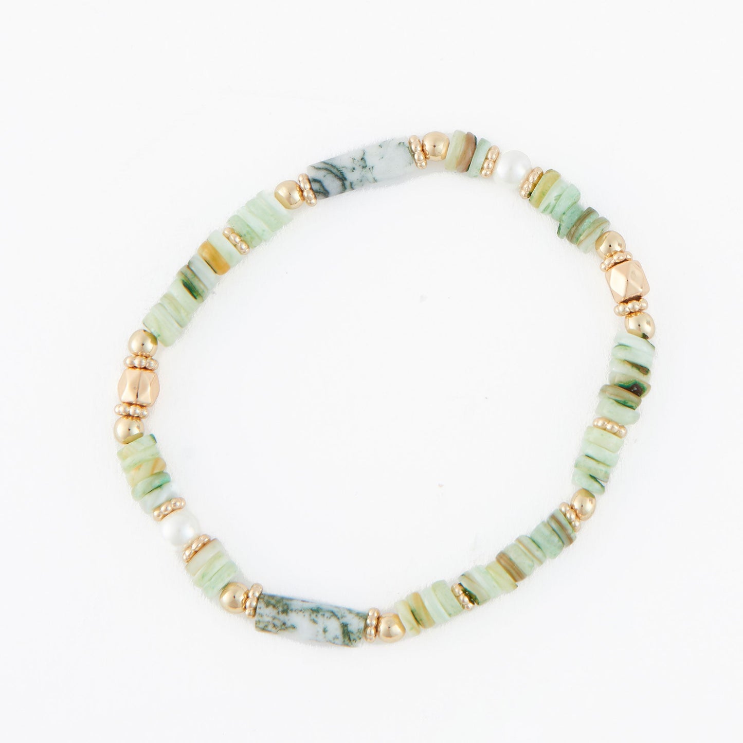 Carys Genuine Stone Stretch Bracelet