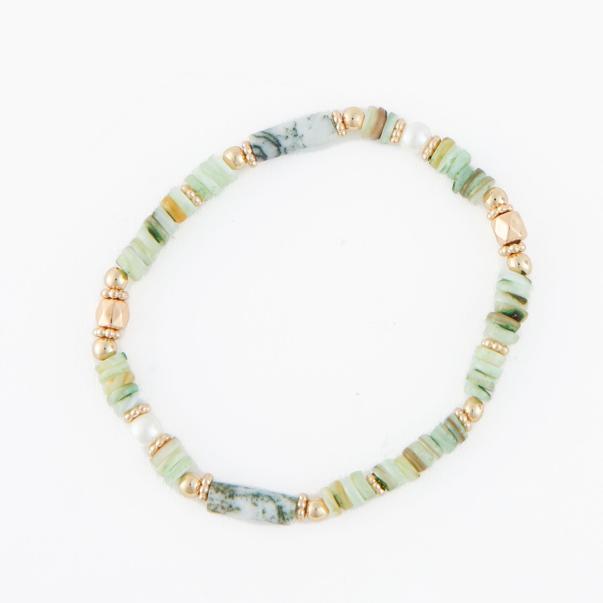 Carys Genuine Stone Stretch Bracelet
