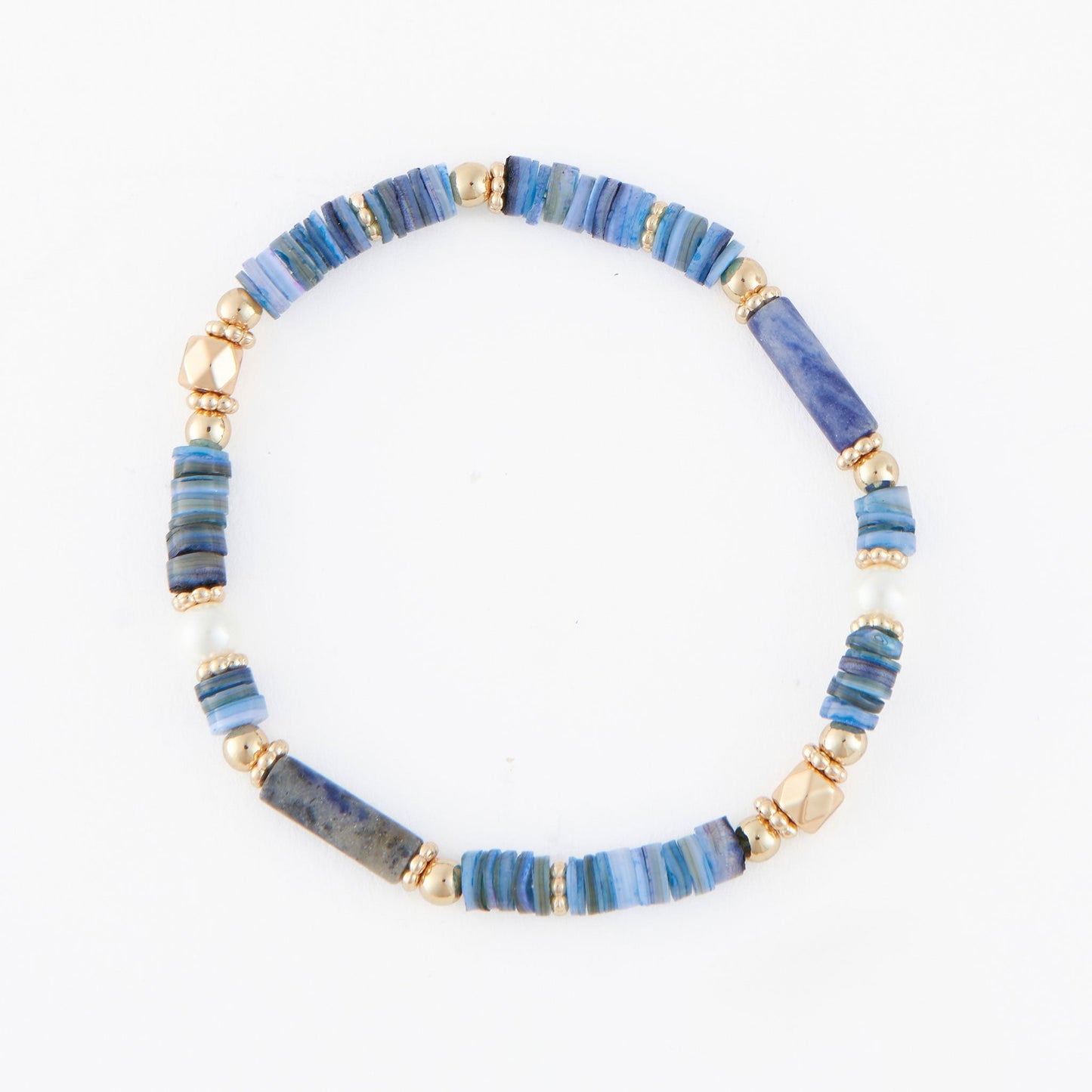 Carys Genuine Stone Stretch Bracelet