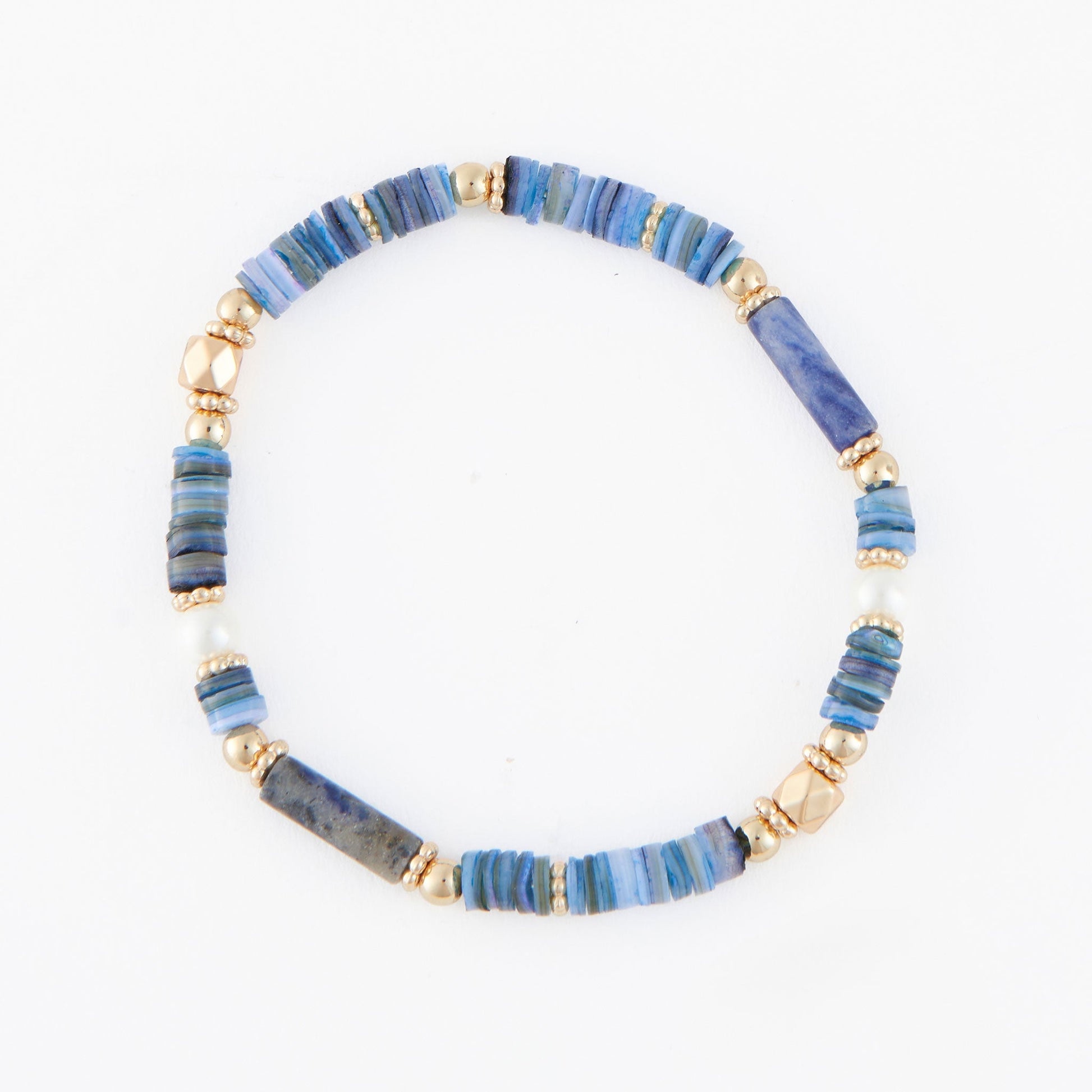 Carys Genuine Stone Stretch Bracelet