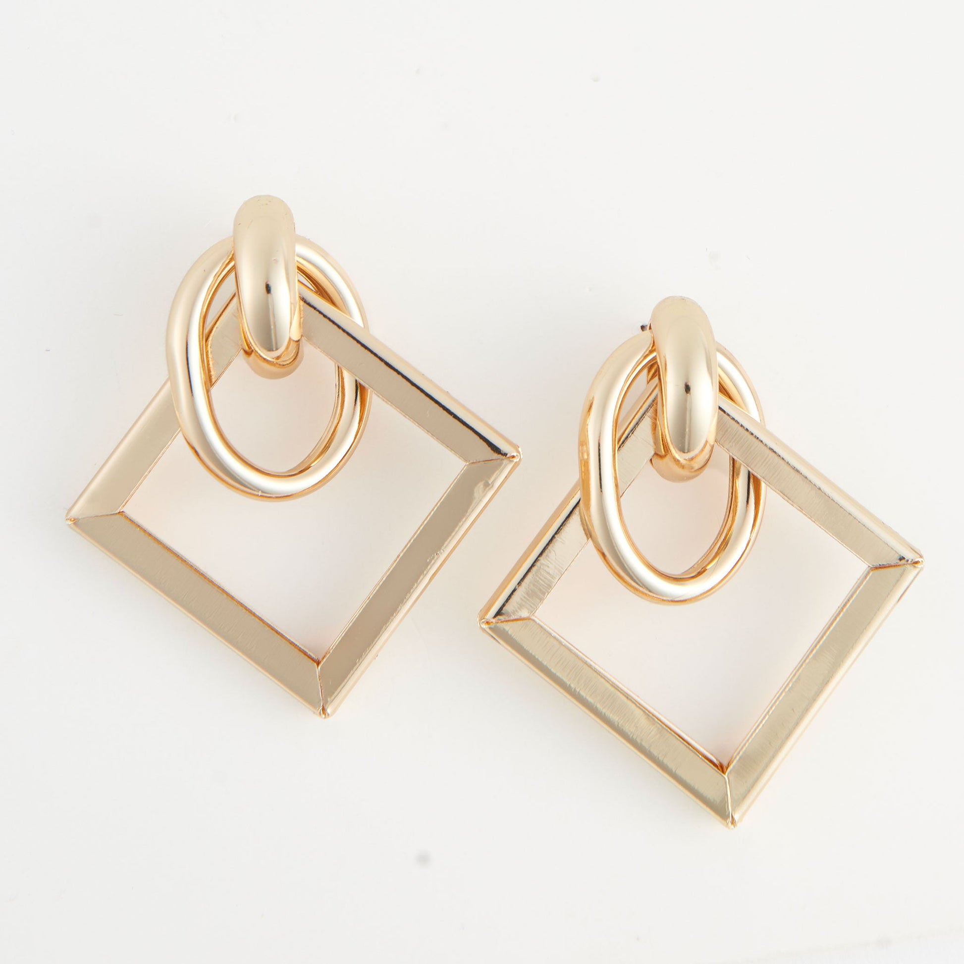 Amie Geometric Layered Earrings
