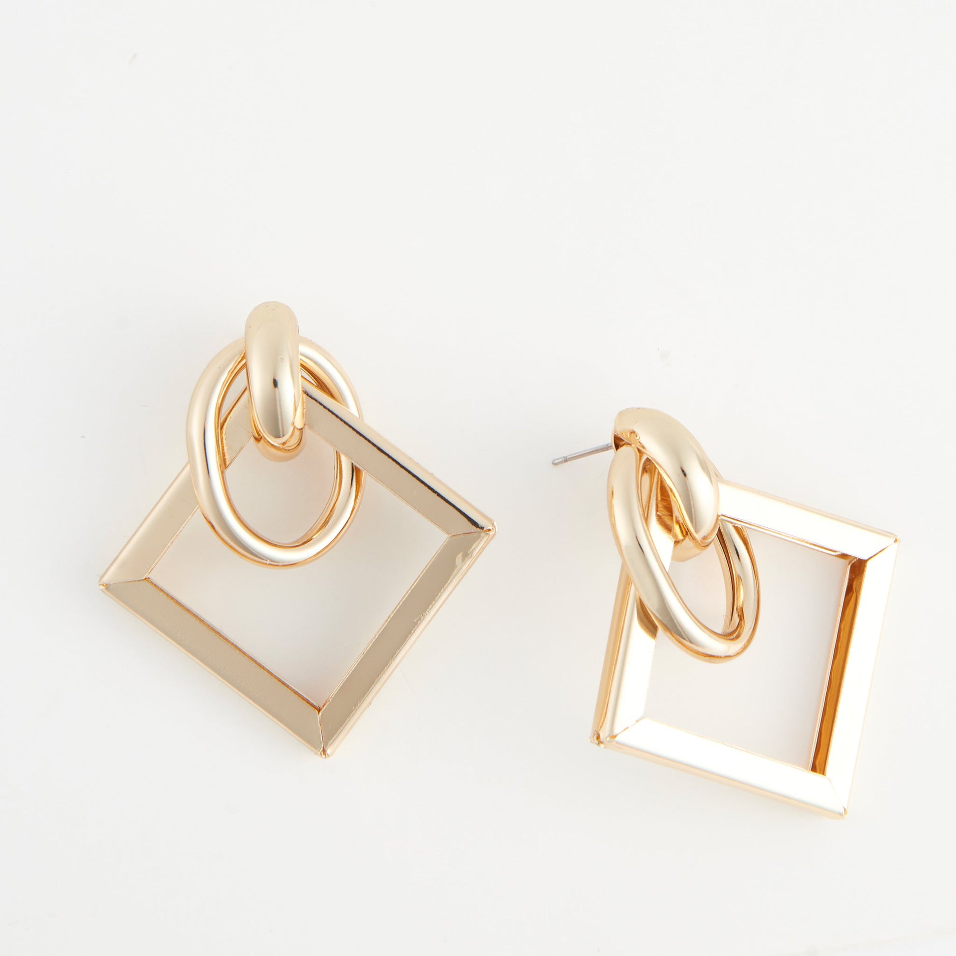 Amie Geometric Layered Earrings