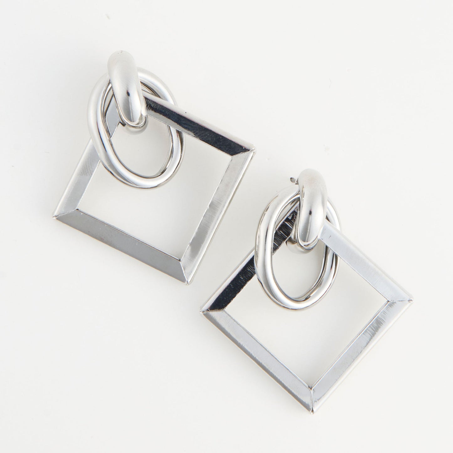 Amie Geometric Layered Earrings