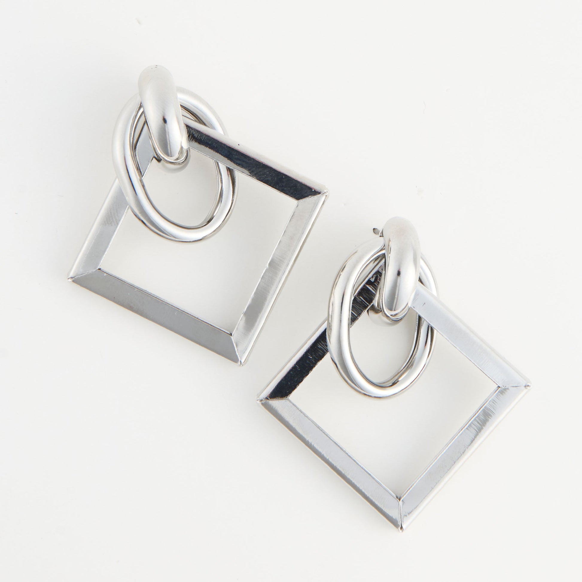 Amie Geometric Layered Earrings