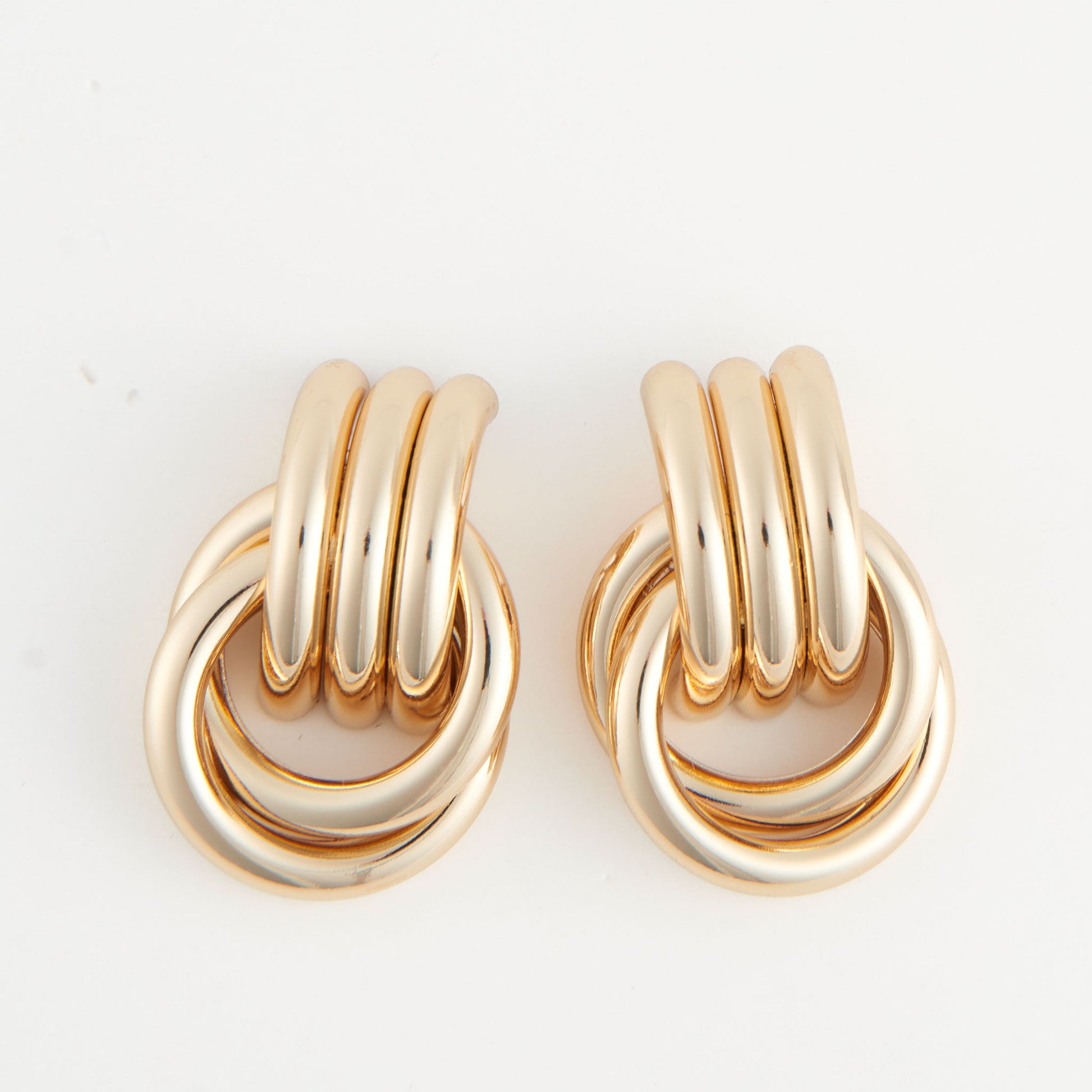 Solara Triple Knot Earrings
