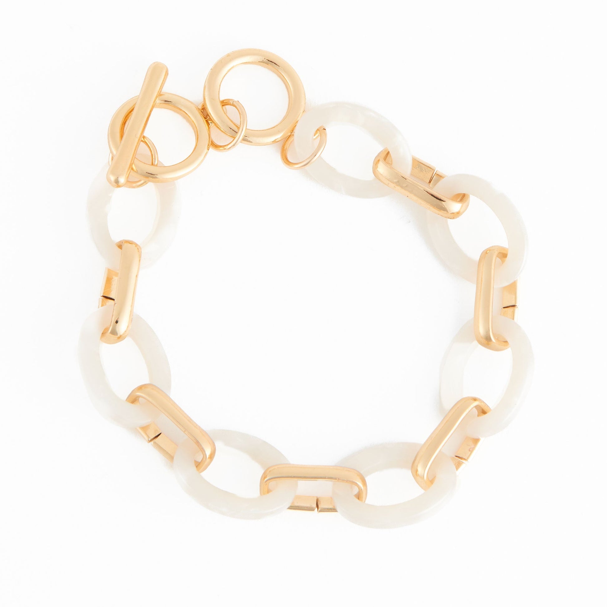 Shayne Celluloid Link Toggle Bracelet